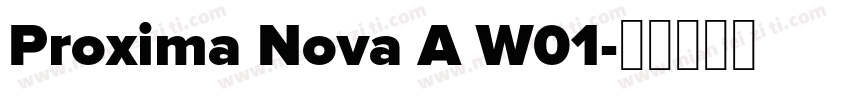 Proxima Nova A W01字体转换
